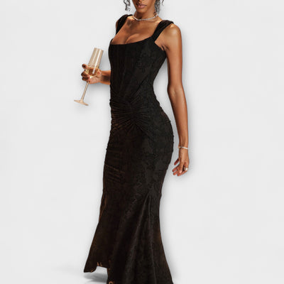 Renske | Elegantes und raffiniertes langes Kleid
