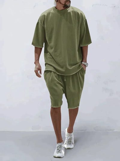 Bequemes, einfarbiges Sportoutfit