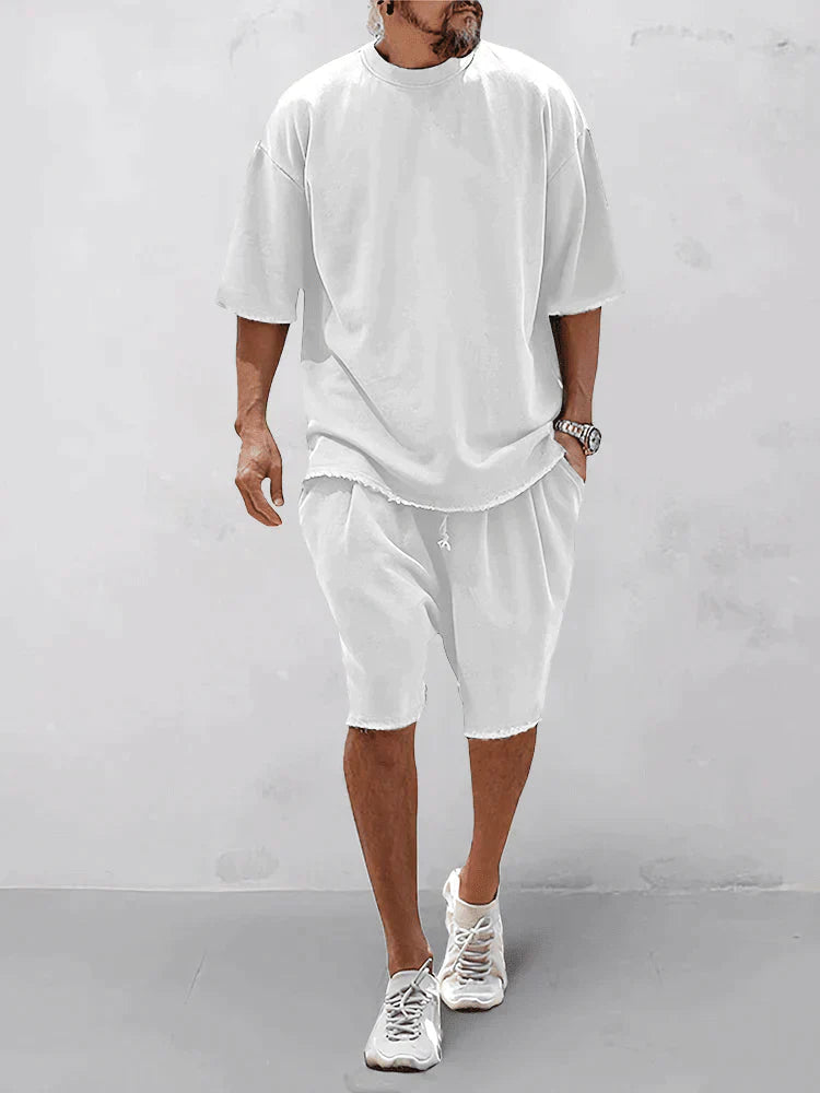 Bequemes, einfarbiges Sportoutfit