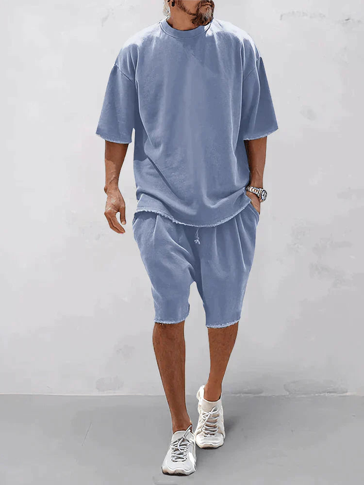 Bequemes, einfarbiges Sportoutfit