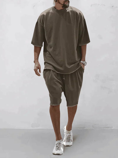 Bequemes, einfarbiges Sportoutfit