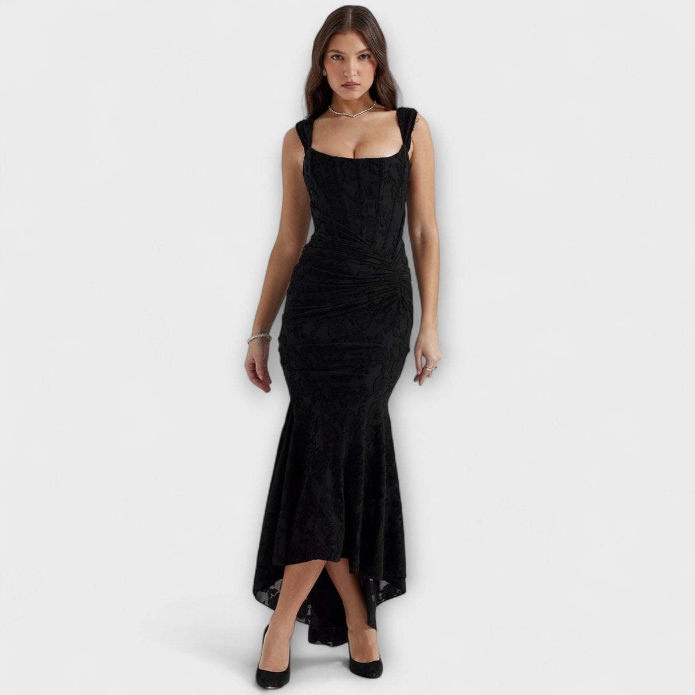 Renske | Elegantes und raffiniertes langes Kleid