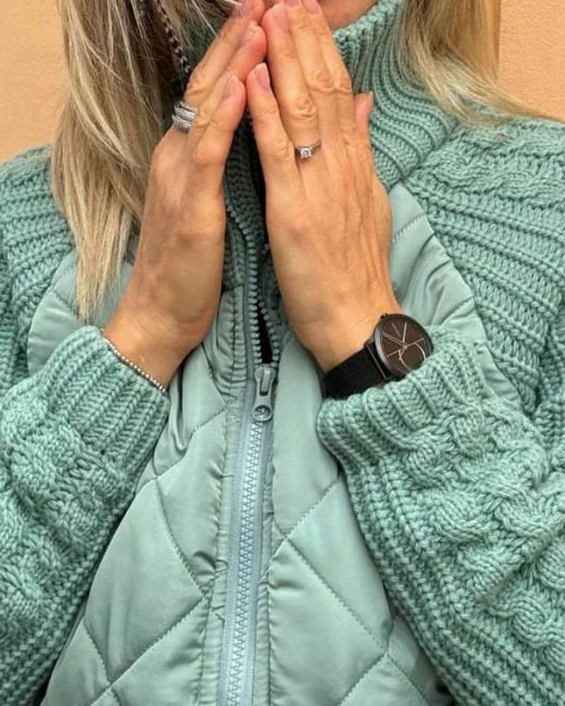 Victoria | Lässige Strickfleecejacke