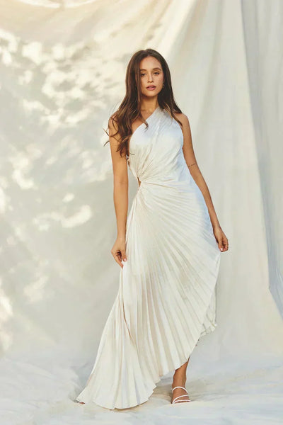 Sylviana | Midi-Plisseekleid