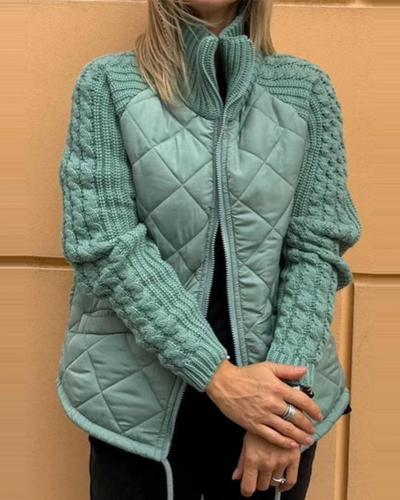 Victoria | Lässige Strickfleecejacke