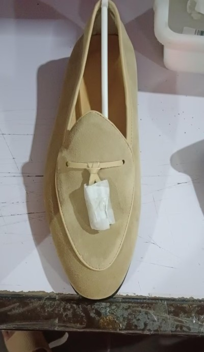 Stylische Wildleder Slipper