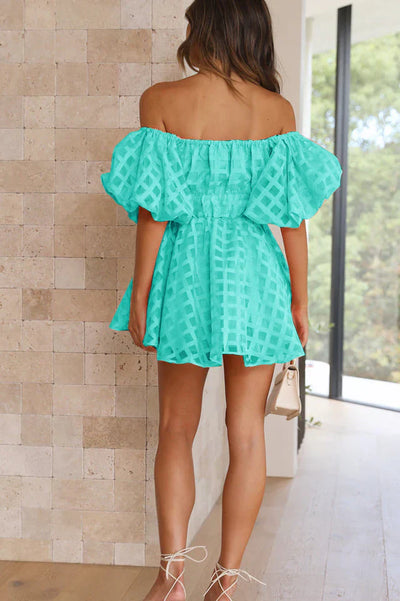 Evie | Kurzes Kleid mit Puffärmeln