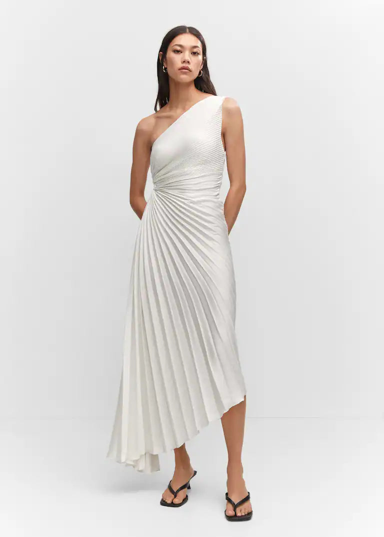 Sylviana | Midi-Plisseekleid