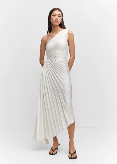 Sylviana | Midi-Plisseekleid