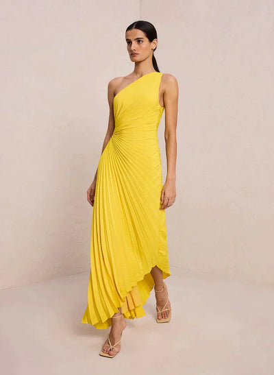 Sylviana | Midi-Plisseekleid
