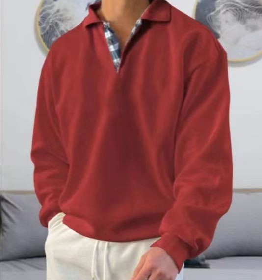Albert - Herren V-Ausschnitt Pullover mit langen Ärmeln