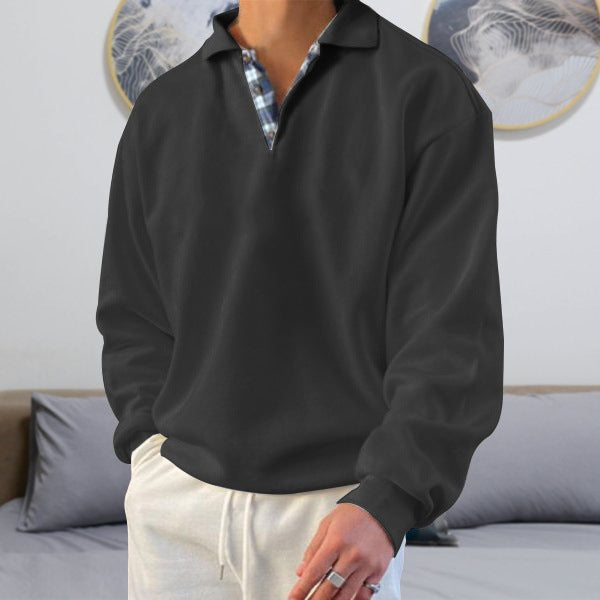 Albert - Herren V-Ausschnitt Pullover mit langen Ärmeln