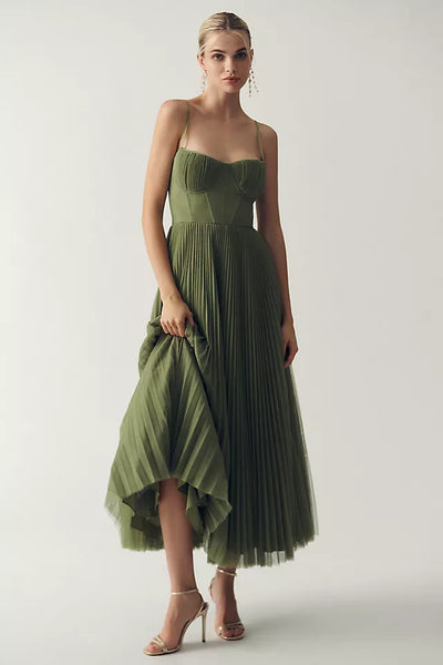 Elowen | Elegantes Tüllkleid mit Plissee