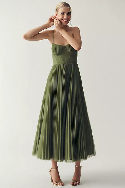 Elowen | Elegantes Tüllkleid mit Plissee
