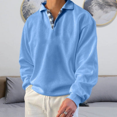 Albert - Herren V-Ausschnitt Pullover mit langen Ärmeln