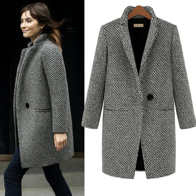 Caterinella | Lange Wolljacke