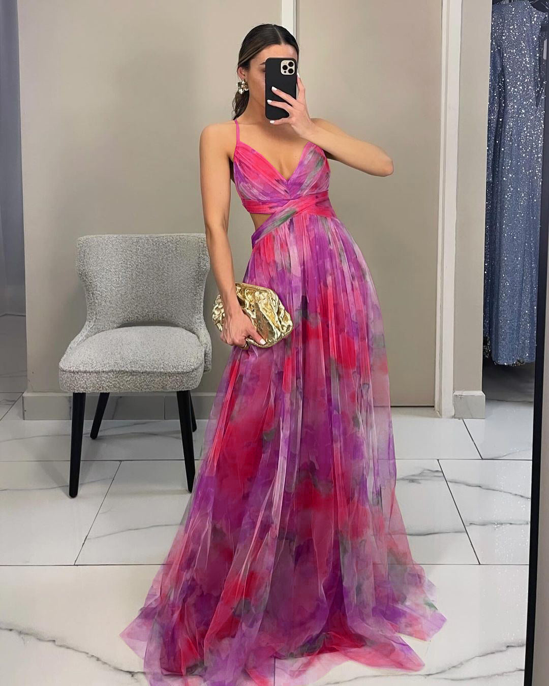 Florence | Maxikleid mit Blumenmuster