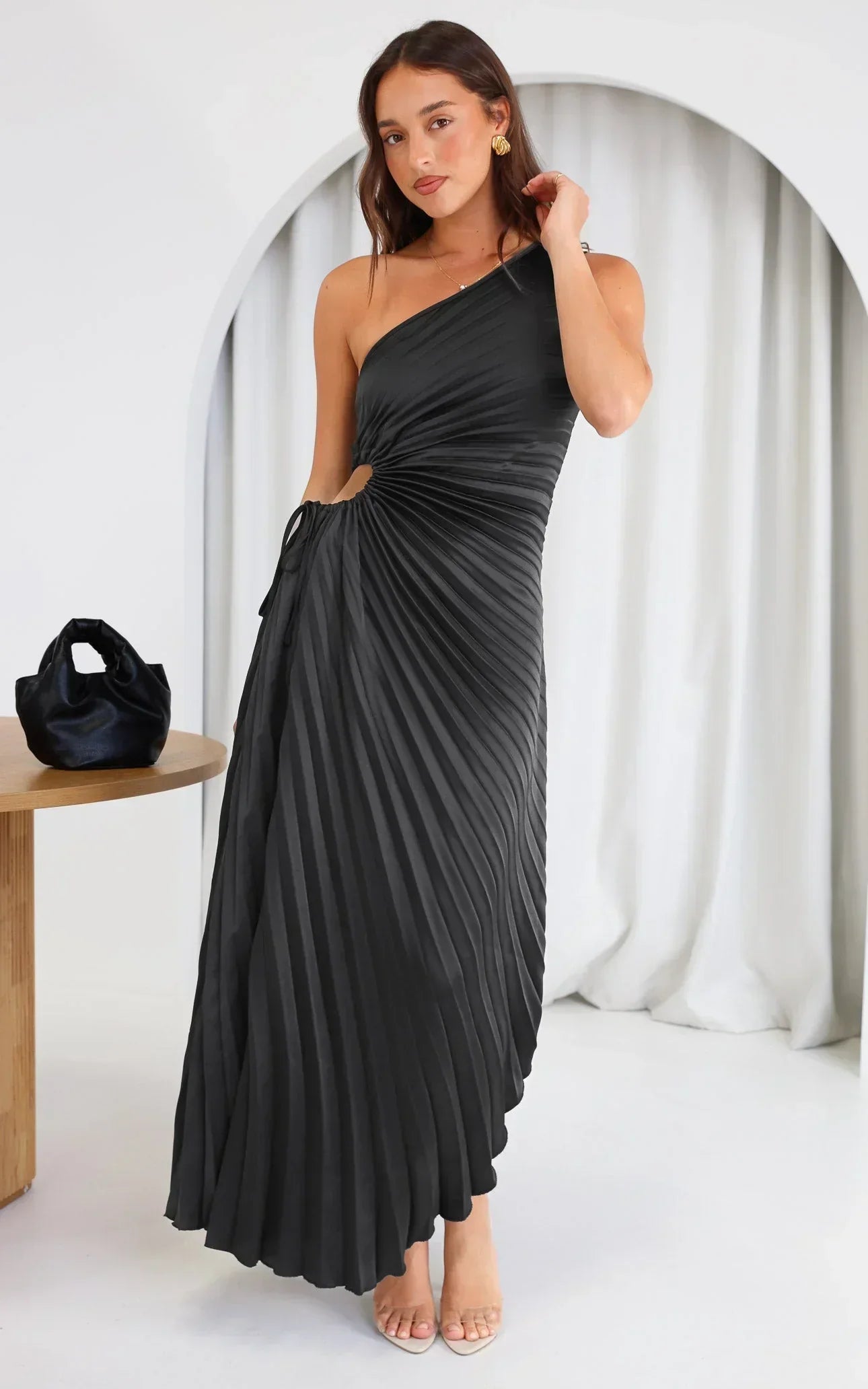 Sylviana | Midi-Plisseekleid