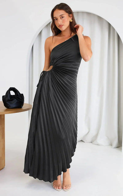 Sylviana | Midi-Plisseekleid