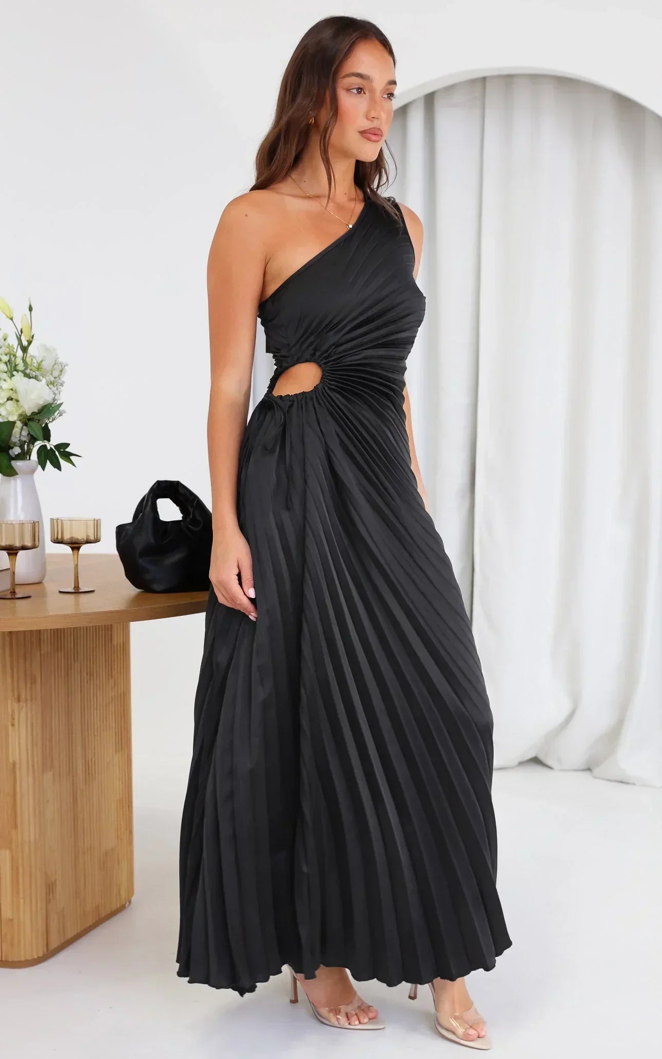 Sylviana | Midi-Plisseekleid