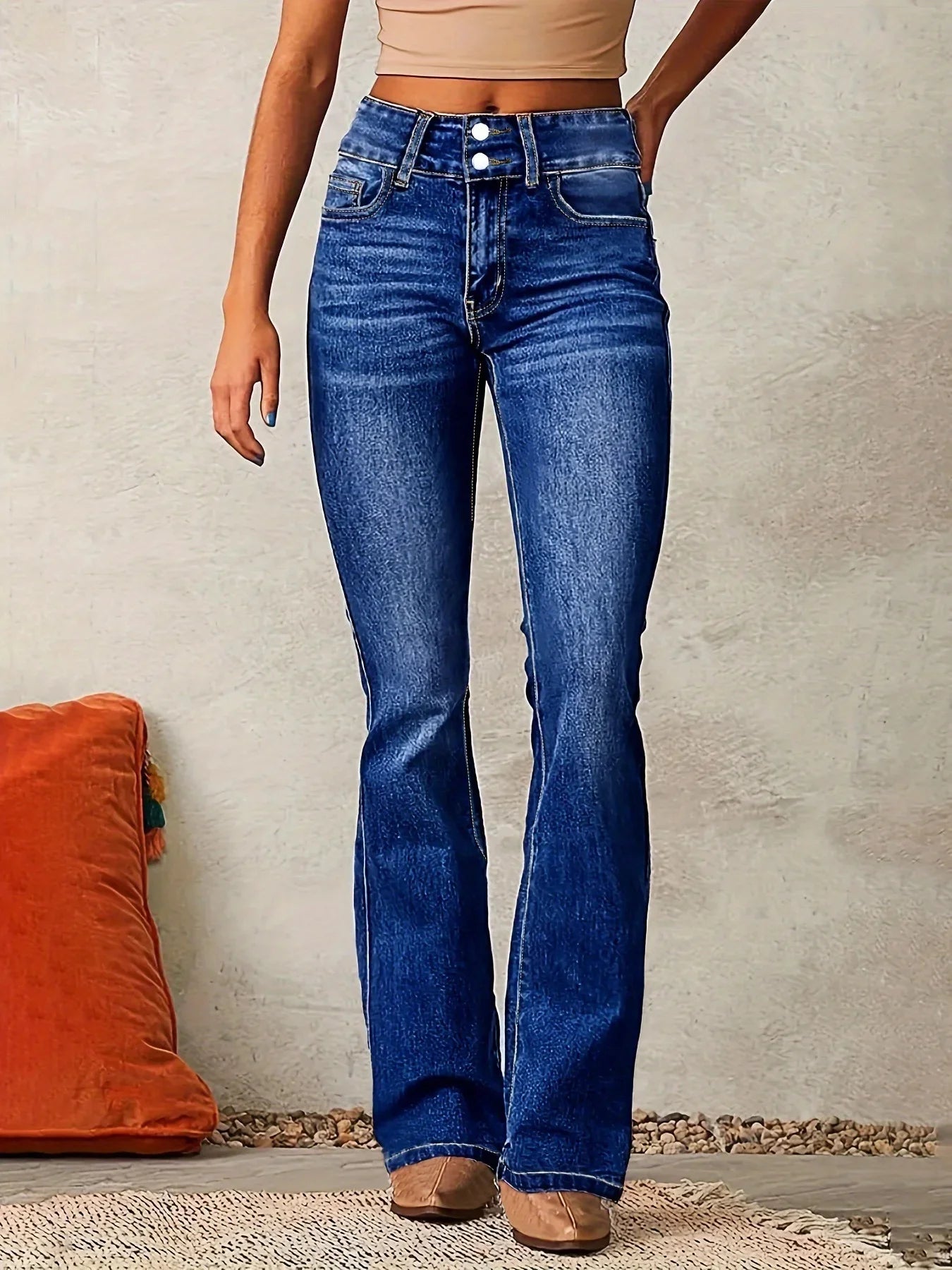 Lina | Vintage Mikro-Schlagjeans