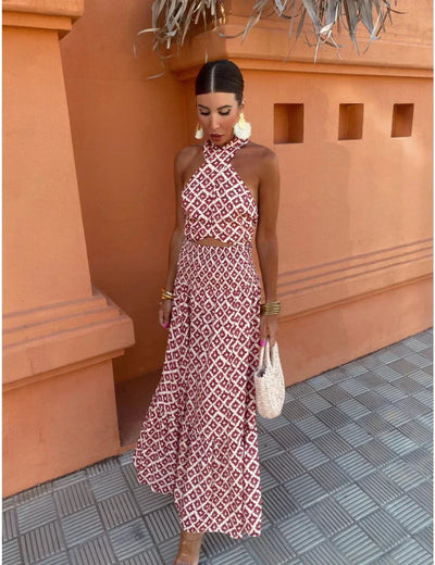 Mickay - Elegantes Midikleid mit Rüschen und schulterfrei