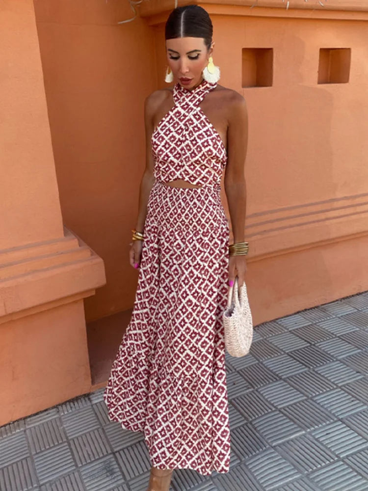 Mickay - Elegantes Midikleid mit Rüschen und schulterfrei