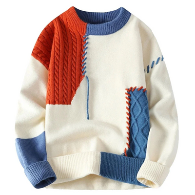 Ashton | Patchwork-Pullover