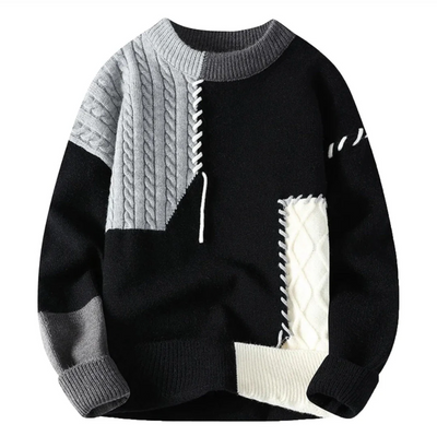 Ashton | Patchwork-Pullover