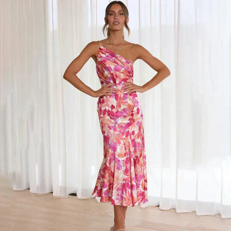 Eliza - Ein-Schulter-Kleid