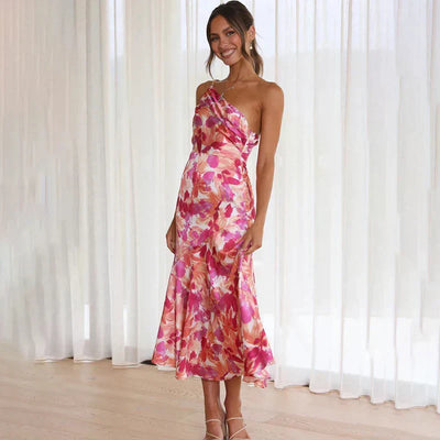 Eliza - Ein-Schulter-Kleid