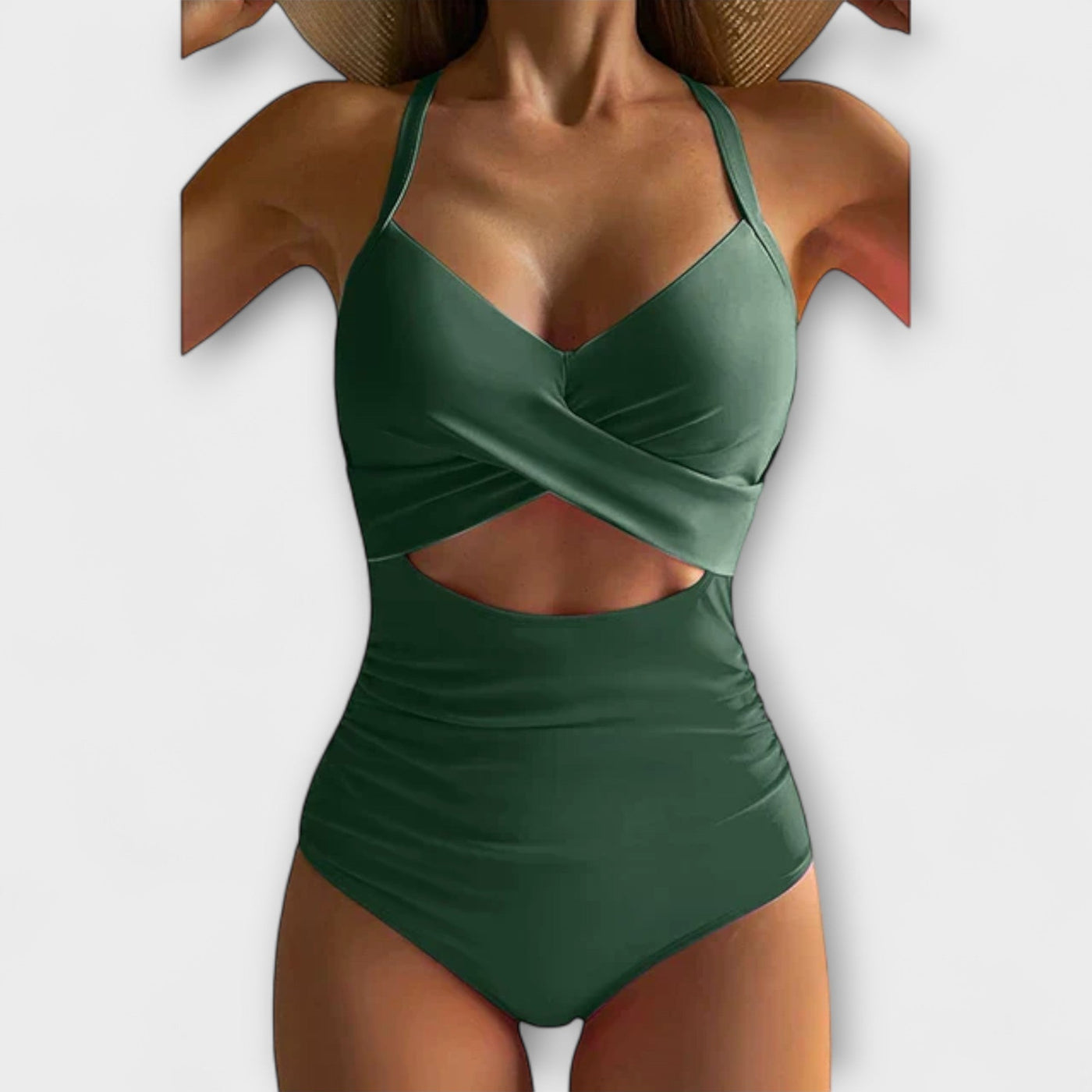 Caelina | Elegantes Rückenfreies Badeanzug