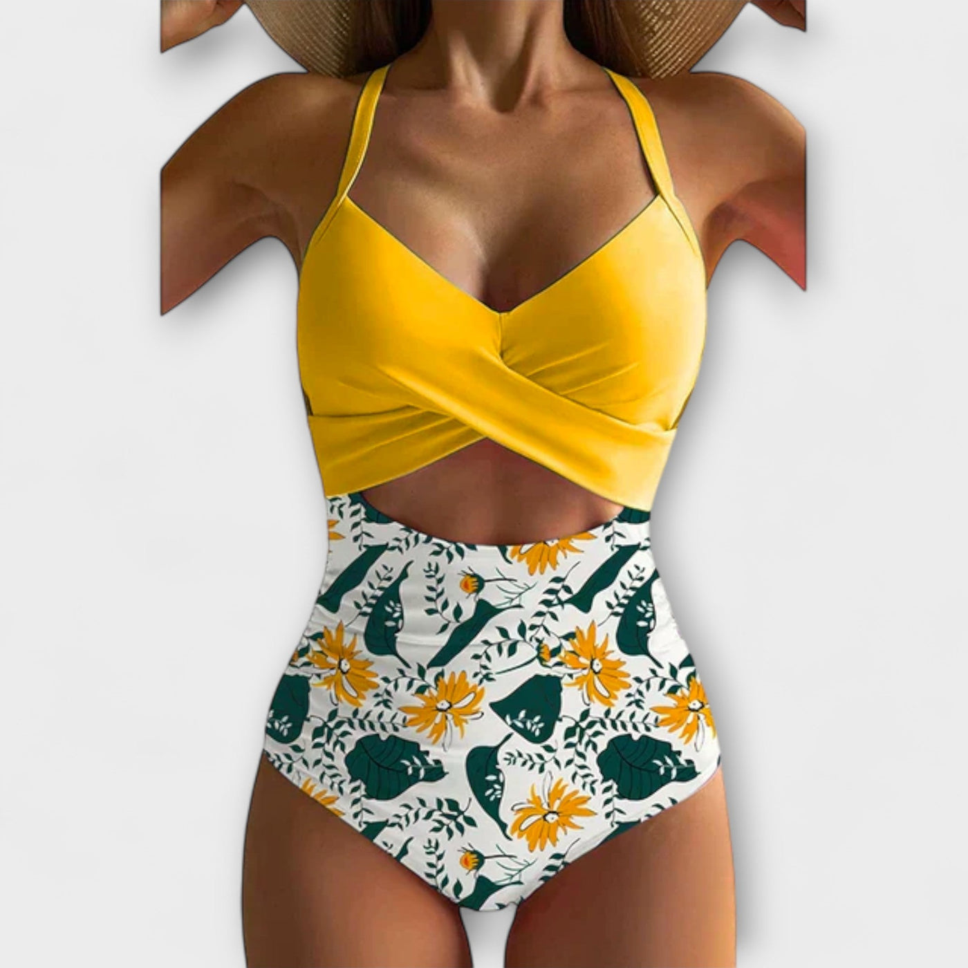 Caelina | Elegantes Rückenfreies Badeanzug