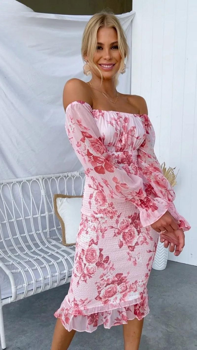 Dahlia | Midi-Kleid