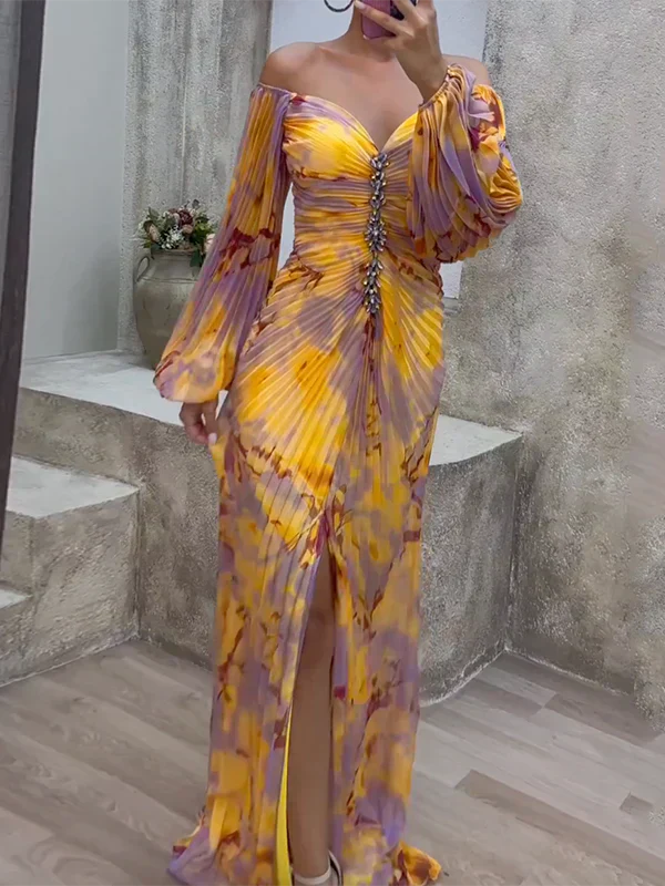 Gisselle - V-Ausschnitt Kleid