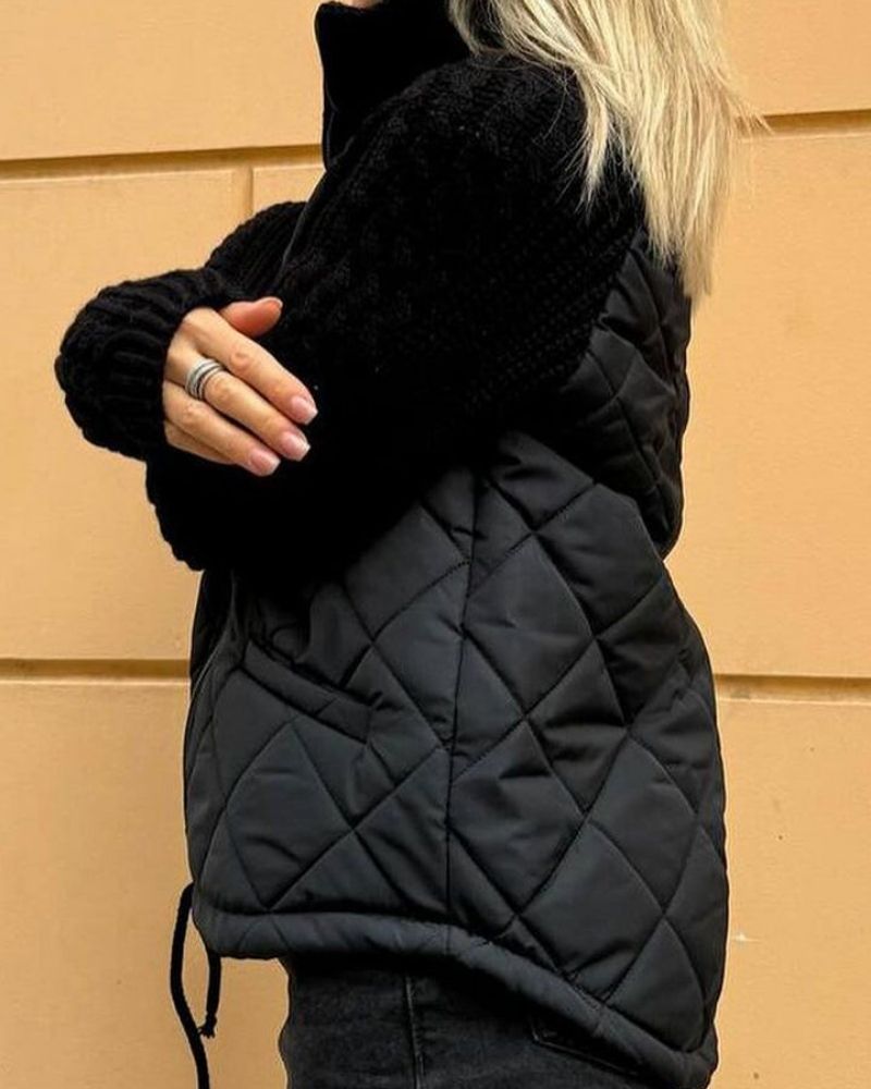 Victoria | Lässige Strickfleecejacke