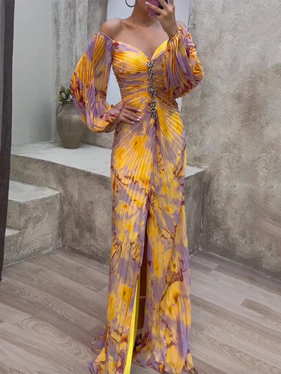 Gisselle - V-Ausschnitt Kleid
