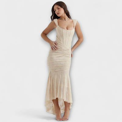 Renske | Elegantes und raffiniertes langes Kleid
