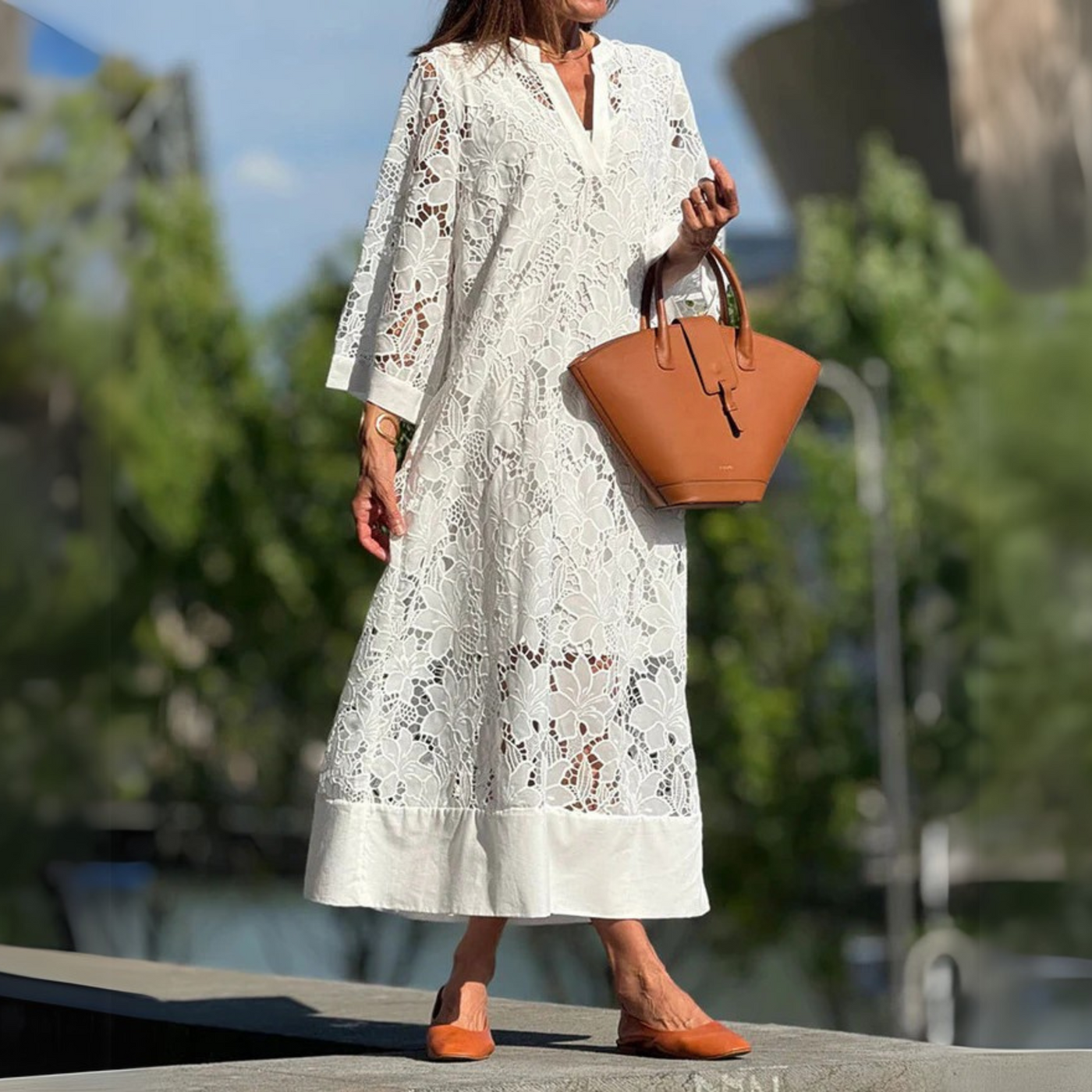 Juliette | Elegantes Sommerkleid aus Baumwolle