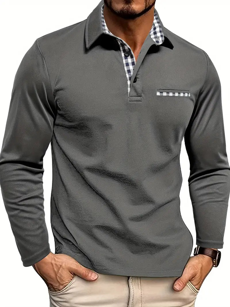 Vien | Poloshirt mit langen Ärmeln