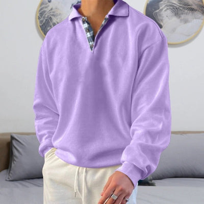 Albert - Herren V-Ausschnitt Pullover mit langen Ärmeln
