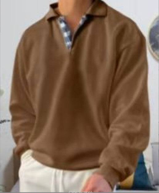 Albert - Herren V-Ausschnitt Pullover mit langen Ärmeln