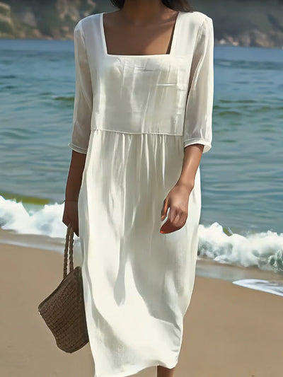 Lunelle | Lässiges Leinenkleid