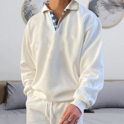 Albert - Herren V-Ausschnitt Pullover mit langen Ärmeln