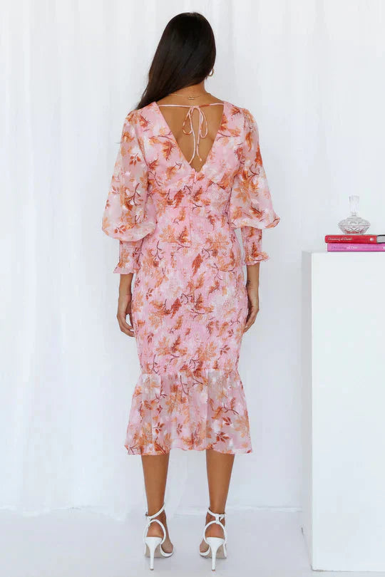 Miley | Blumenmuster Kleid