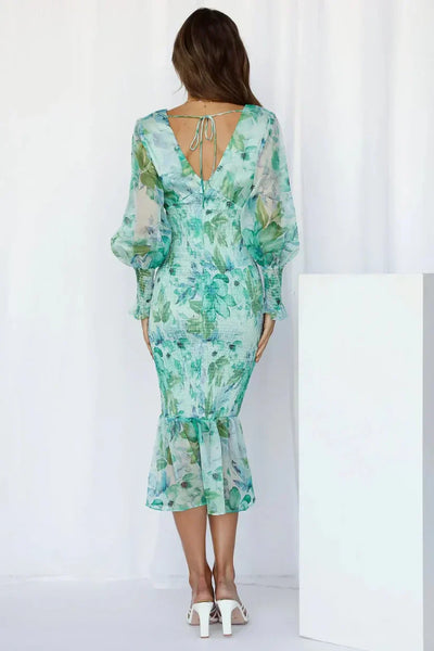 Miley | Blumenmuster Kleid