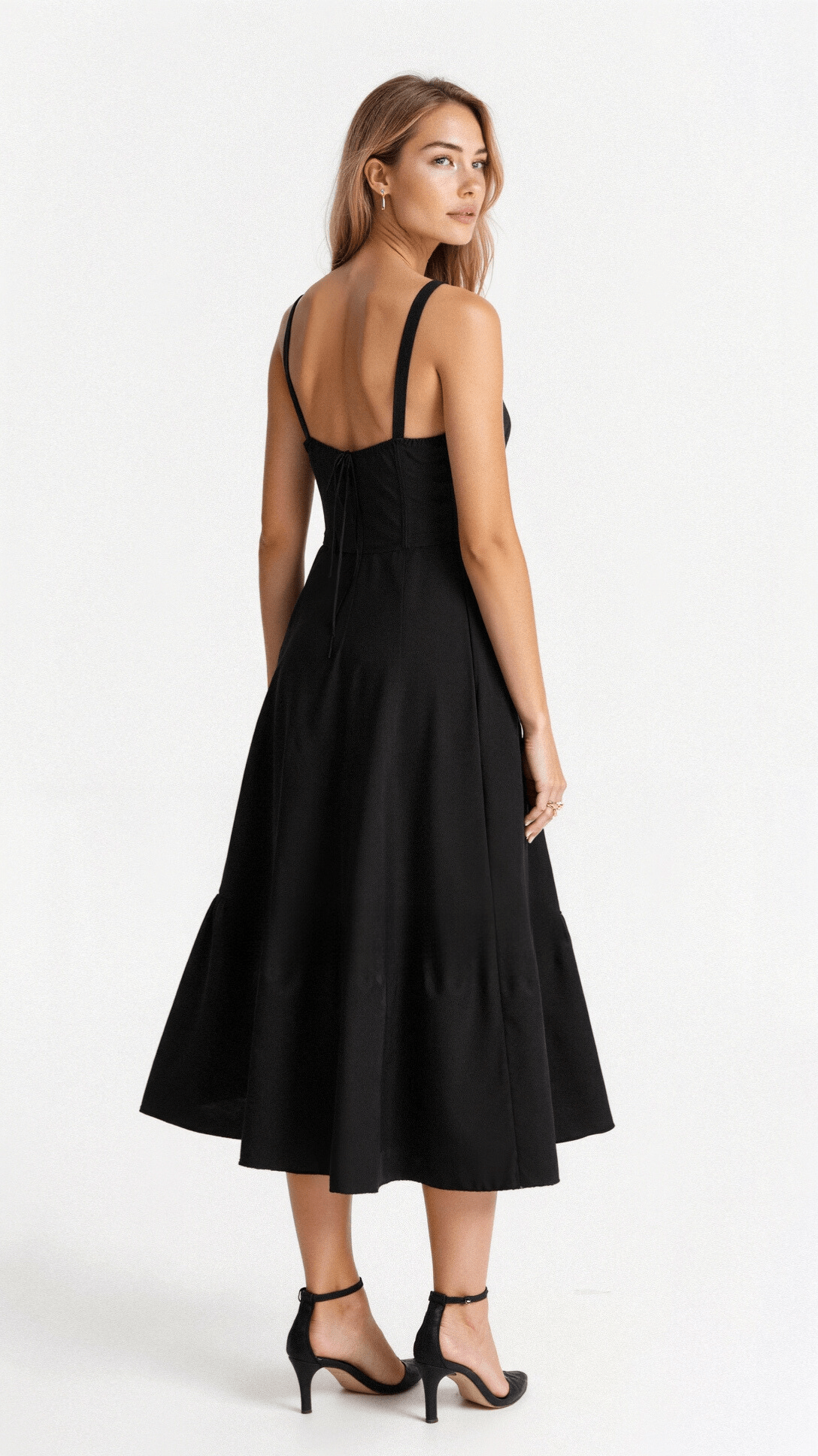 Ilona | Midi Kleid mit Taillierung