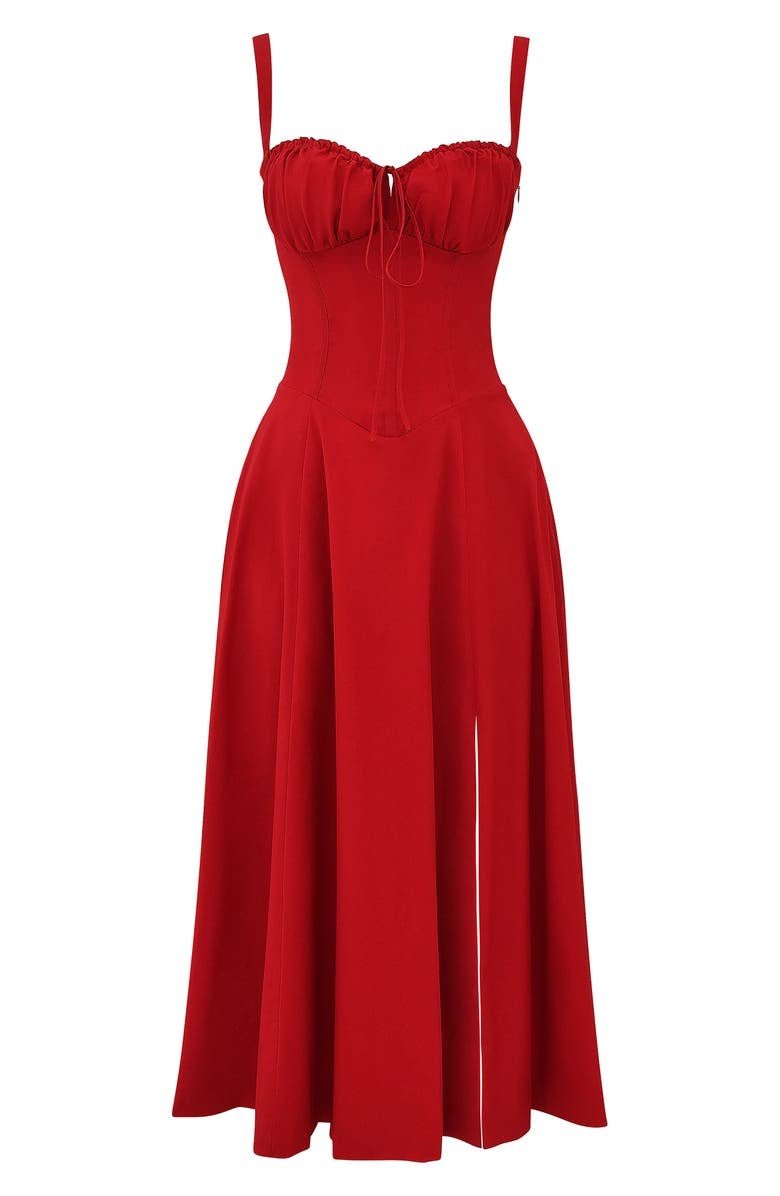 Ilona | Midi Kleid mit Taillierung