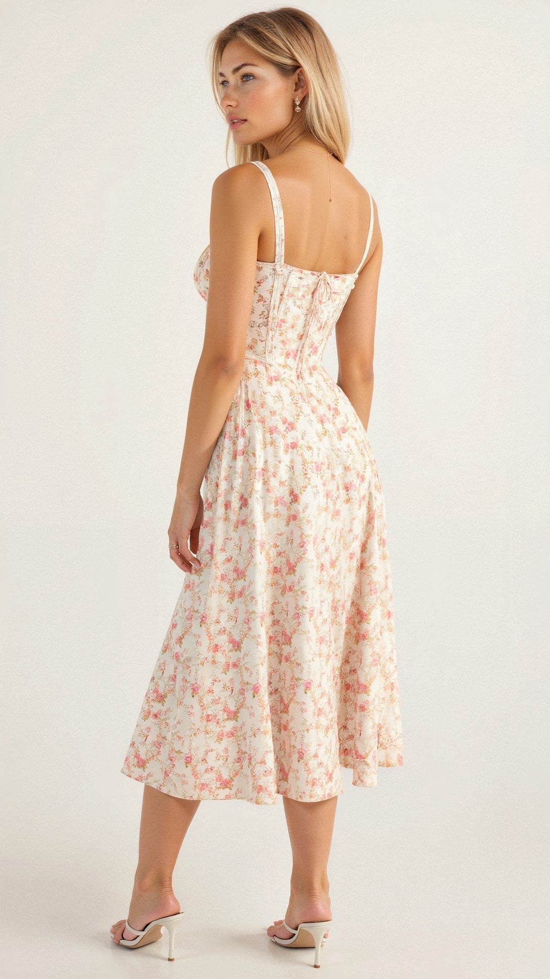 Ilona | Midi Kleid mit Taillierung