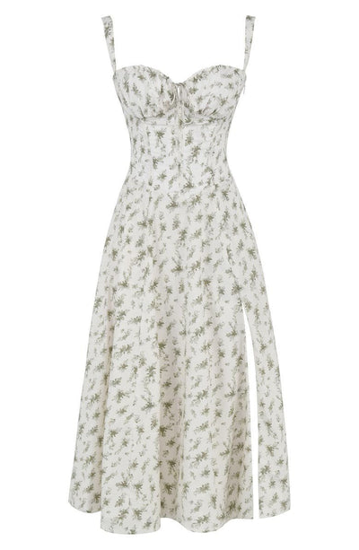 Ilona | Midi Kleid mit Taillierung